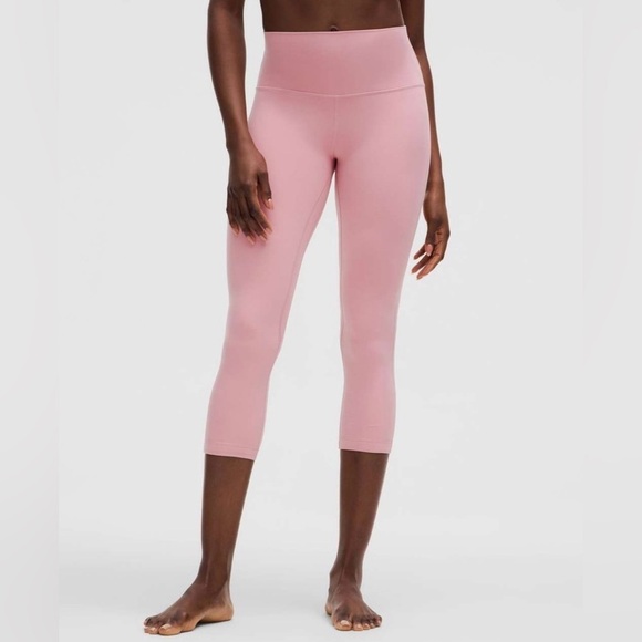 lululemon athletica Pants - Lululemon Align High-Rise Crop 23"' in Pink Tide